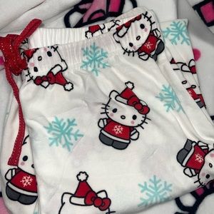 Hello kitty Christmas pajama pants